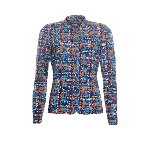 Roberto Sarto ladieswear pullovers & vests - jacket with o-neck and all over print. available in size  (multicolor)