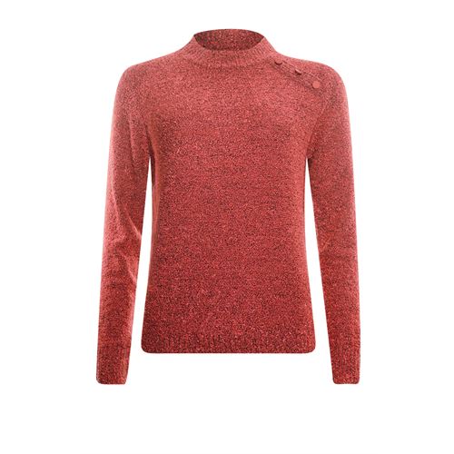 Roberto Sarto ladieswear pullovers & vests - pullover turtle with buttons. available in size  (red)