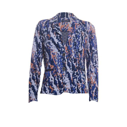 Roberto Sarto ladieswear pullovers & vests - cardigan with revers and allover print. available in size  (multicolor)