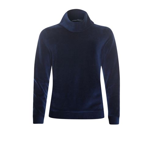Roberto Sarto ladieswear pullovers & vests - pullover with rollcollar. available in size  (blue)