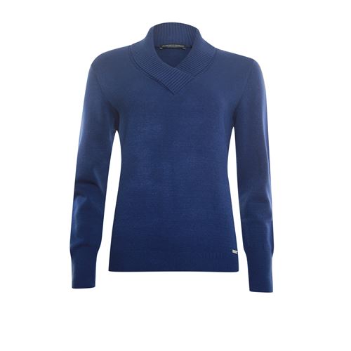 Kleding Dameskleding Sweaters Vesten Zeta LONG BLUE CARDIGAN 