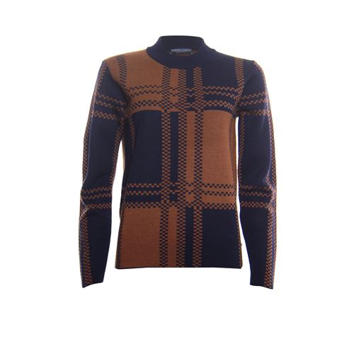 Roberto Sarto dameskleding truien & vesten - pullover turtle jacquard dessin. beschikbaar in maat  (multicolor)
