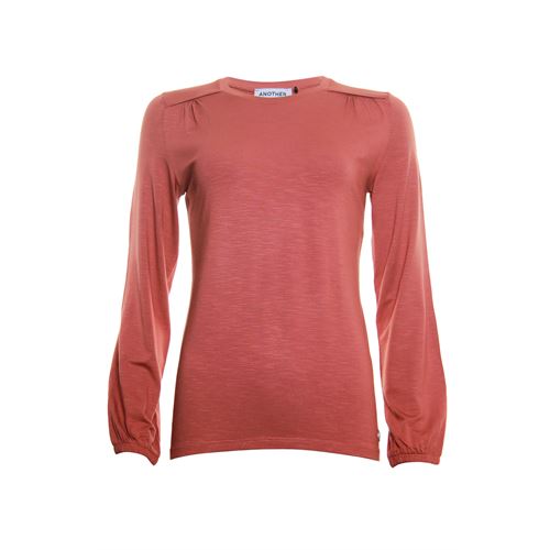 Anotherwoman dameskleding t-shirts & tops - t-shirt ronde hals modal. beschikbaar in maat 36 (rood)