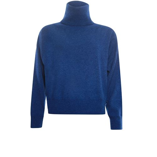 Anotherwoman ladieswear pullovers & vests - pullover with rollcollar. available in size 38,40,42,44,46 (blue)