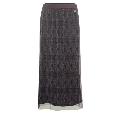 Anotherwoman ladieswear skirts - skirt mesh with all over print. available in size 36,38,40,42,46 (multicolor)