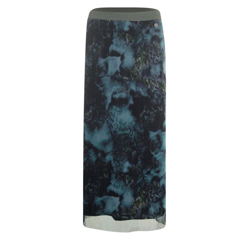 Anotherwoman ladieswear skirts - skirt mesh with all over print. available in size 36,38,44,46 (multicolor)