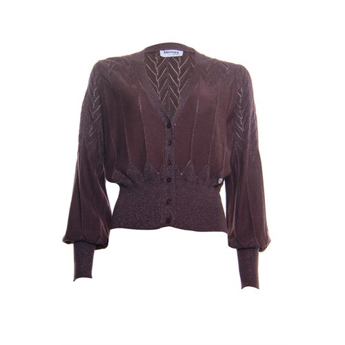 Anotherwoman ladieswear pullovers & vests - cardigan v-neck. available in size  (brown)