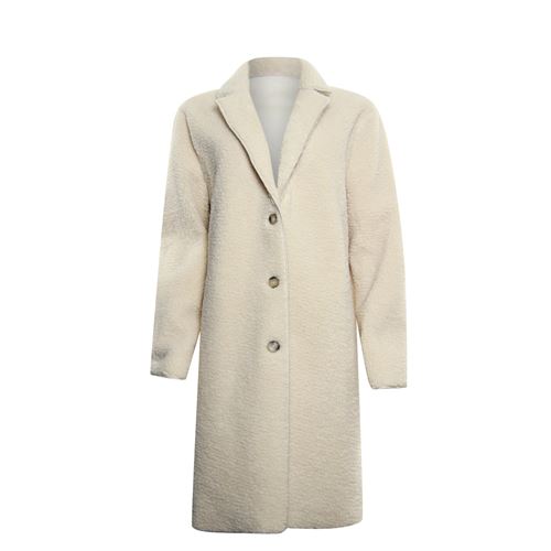 Poools dameskleding jassen & blazers - jacket teddy. beschikbaar in maat 38,44,46 (ecru)