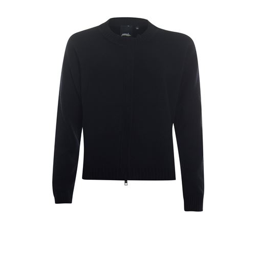 Poools ladieswear pullovers & vests - cardigan zip. available in size 36,38,40,42,44,46 (black)