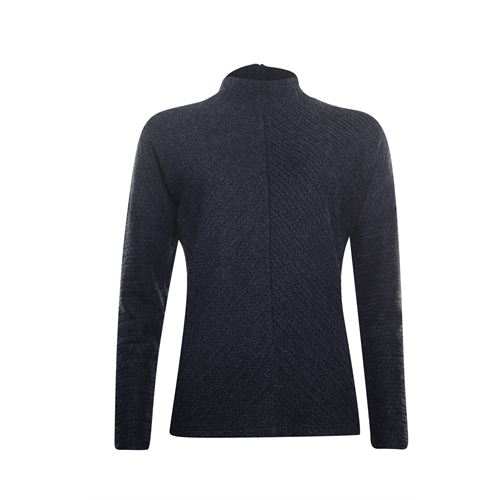 Poools dameskleding truien & vesten - sweater cable. beschikbaar in maat 38,40,42,44,46 (zwart)