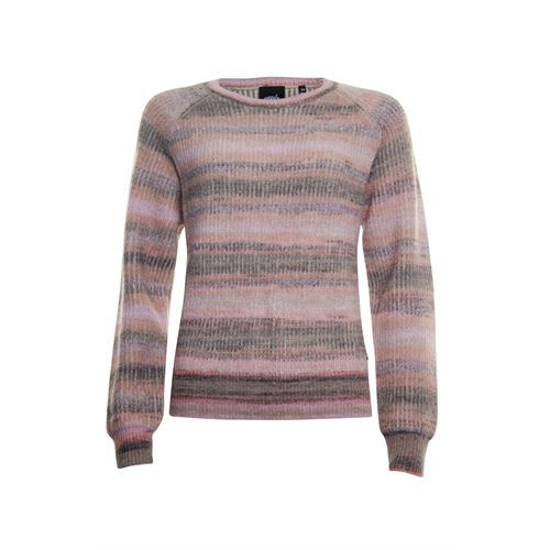 Poools dameskleding truien & vesten - sweater multi colour. mix  (ecru)