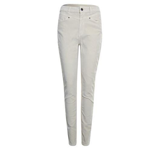 Poools ladieswear trousers - pant velvet. available in size 36,38,40,42,44 (off-white)