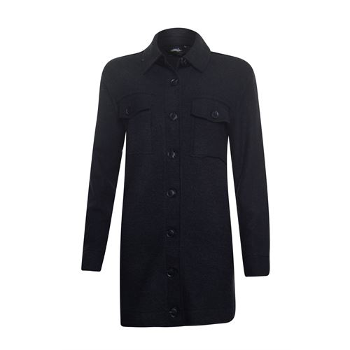 Poools dameskleding jassen & blazers - jacket boiled wool. beschikbaar in maat 38,42,44 (zwart)