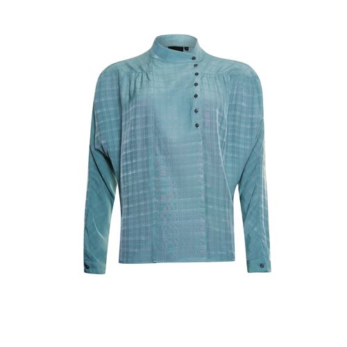 Poools dameskleding blouses & tunieken - blouse uni. beschikbaar in maat 38,40,42,44 (groen)