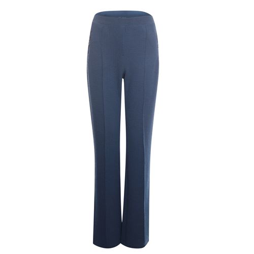Poools ladieswear trousers - pant structure. available in size 38,40,46 (blue)