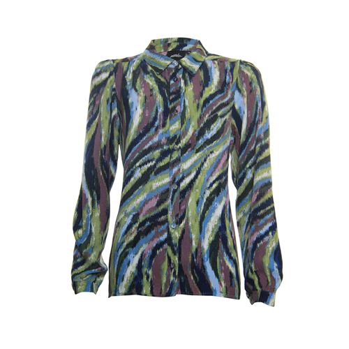Poools dameskleding blouses & tunieken - blouse print. beschikbaar in maat 36,38,40,42,46 (multicolor)