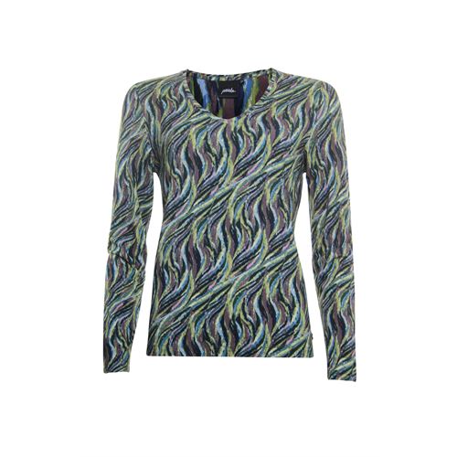 Poools dameskleding t-shirts & tops - t-shirt print. mix 36,38,40 (multicolor)