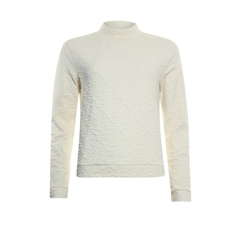 Poools dameskleding t-shirts & tops - sweater structure. mix 38,40,42,44,46 (ecru)