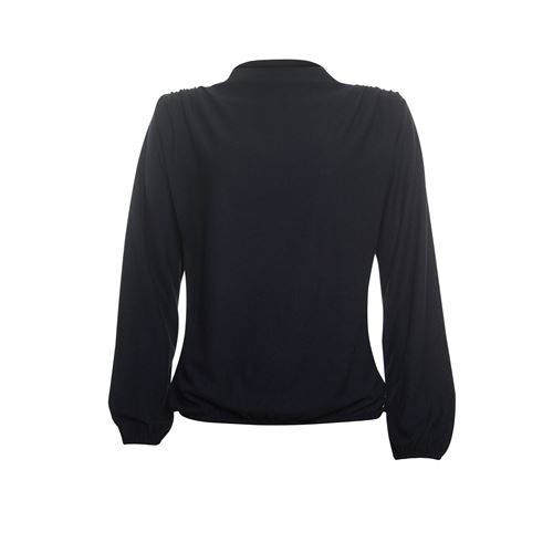 Poools dameskleding t-shirts & tops - t-shirt shoulderpads. mix 36,38,44 (zwart)