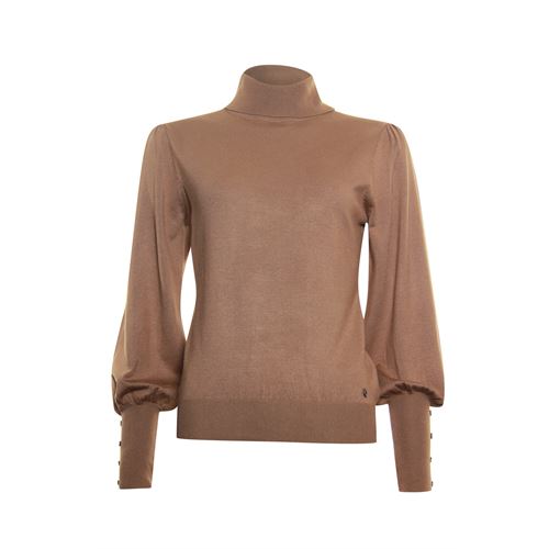 Poools ladieswear pullovers & vests - rollcollar pull. available in size 38,46 (brown)