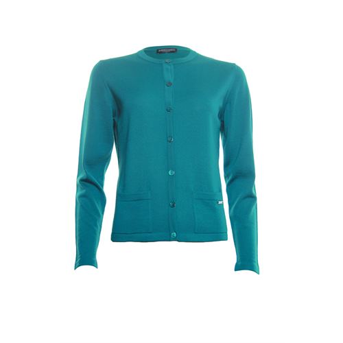 Roberto Sarto ladieswear pullovers & vests - cardigan o-neck. available in size 40,48 (green)