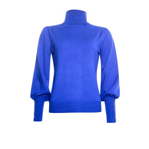 Poools dameskleding truien & vesten - rollcollar pullover. beschikbaar in maat 36,44 (blauw)