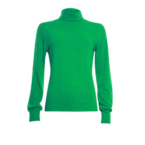 Poools dameskleding t-shirts & tops - t-shirt rib. beschikbaar in maat 38,40,42,44,46 (groen)