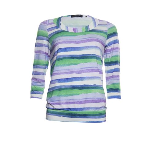 Roberto Sarto ladieswear t-shirts & tops - t-shirt ballet neck 3/4 sleeves. available in size 38,40,42,44,46,48 (multicolor)
