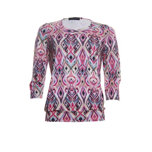 Roberto Sarto ladieswear t-shirts & tops - t-shirt ballet neck 3/4 sleeves. available in size 38,40,42,46,48 (multicolor)