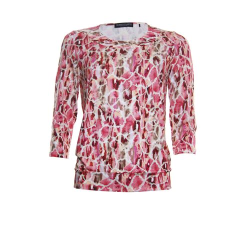 Roberto Sarto ladieswear t-shirts & tops - t-shirt ballet neck 3/4 sleeves. available in size 40,44,46,48 (multicolor)