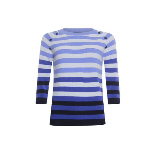 Roberto Sarto ladieswear pullovers & vests - pullover striped with o-neck. available in size 38,40,42,44,46,48 (multicolor)