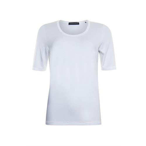 Roberto Sarto ladieswear t-shirts & tops - t-shirt with o-neck. available in size 38,40,42,44,46,48 (white)
