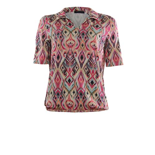 Roberto Sarto ladieswear t-shirts & tops - blouson poloshirt. available in size  (multicolor)