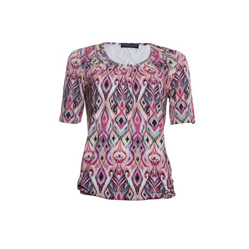 Roberto Sarto ladieswear t-shirts & tops - blouson t-shirt o-neck. available in size  (multicolor)