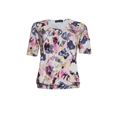 Roberto Sarto ladieswear t-shirts & tops - blouson t-shirt o-neck. available in size 40,42,44,46,48 (multicolor)