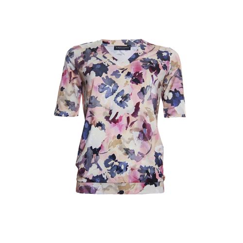 Roberto Sarto ladieswear t-shirts & tops - blouson t-shirt v-neck. available in size  (multicolor)