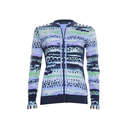 Roberto Sarto ladieswear coats & jackets - zip t-shirt cardigan o-neck. available in size 38,40,42,44,46,48 (multicolor)