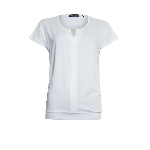 Roberto Sarto dameskleding t-shirts & tops - blouson t-shirt ronde hals. beschikbaar in maat 42 (ecru)