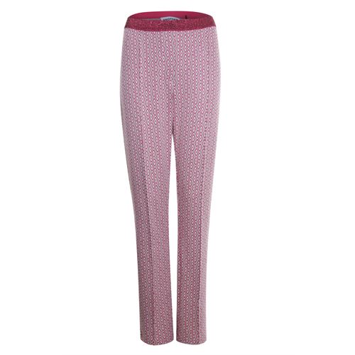 Anotherwoman ladieswear trousers - pants jacquard. available in size 36,38,40,42,44,46 (brown,multicolor,off-white,pink)