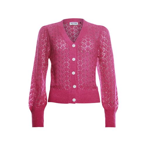 Anotherwoman dameskleding truien & vesten - vest v-hals. beschikbaar in maat 36,38,40,42,44,46 (roze)