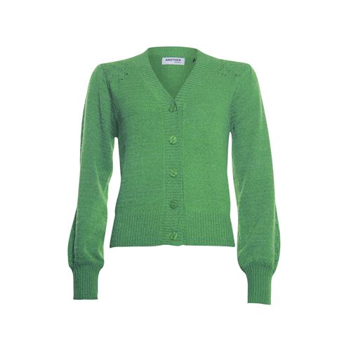 Anotherwoman dameskleding truien & vesten - vest v-hals. mix  (groen)