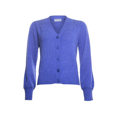 Anotherwoman dameskleding truien & vesten - vest v-hals. beschikbaar in maat  (blauw)