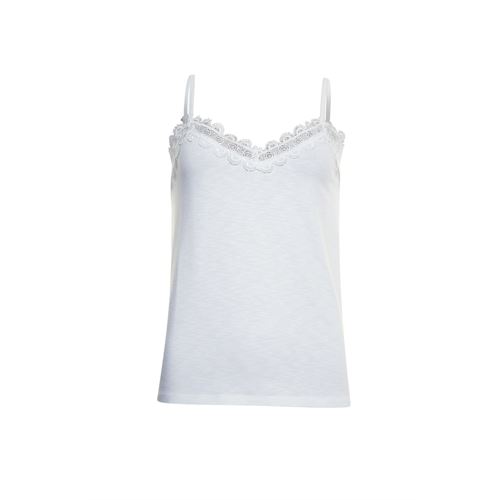 Anotherwoman dameskleding t-shirts & tops - topje met kant. mix 46 (ecru)