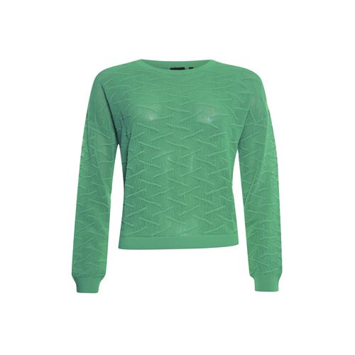 Poools dameskleding truien & vesten - pullover open steek. beschikbaar in maat 40,44,46 (groen)