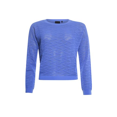 Poools dameskleding truien & vesten - pullover open steek. beschikbaar in maat 38,40,42,44,46 (blauw)