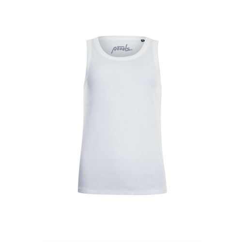 Poools ladieswear t-shirts & tops - top rib. available in size 36,38,40,42,44,46 (off-white)