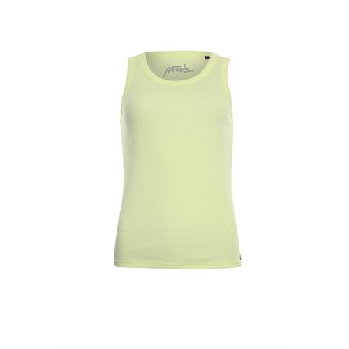 Poools dameskleding t-shirts & tops - top rib. beschikbaar in maat  (geel)