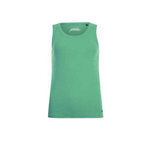 Poools ladieswear t-shirts & tops - top rib. available in size 36,38,40,42,44,46 (green)