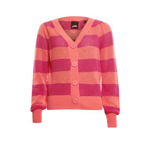 Poools dameskleding truien & vesten - vest stitch. beschikbaar in maat 36,38,40,42,44,46 (oranje)