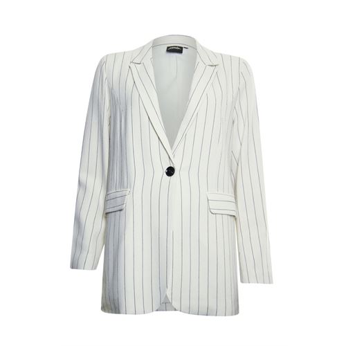 Poools ladieswear coats & jackets - jacket stripe. available in size 36,38,40,42,44 (off-white)